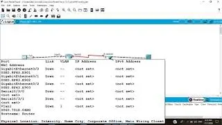 Router configuration with rip routing using CLI