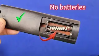 For the first time a remote control without batteries