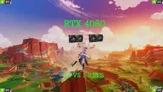 Genshin Impact 5.3 Natlan Benchmark | RTX 4060 + Ryzen 5 5500 | 1.5x vs 0.5x Resolution Test