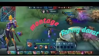 Fanny darat montage top global sekabupaten 😄😄