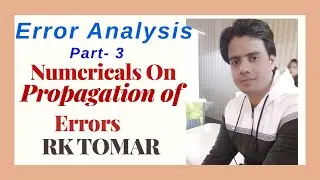 Error Analysis Physics class 11// Units & measurements class11// Numericals on Propagation Of errors