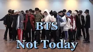 BTS - Not Today (Slow Mirrored Dance Tutorial)