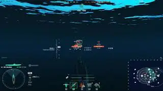 Американская подводная лодка Salmon.Морской бой-1.Игра World Of Warships