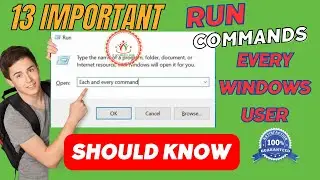 13 important run commands every windows user should know !!
