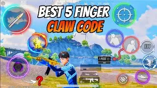 Fastest 5 finger claw Control Code 🚀& 0 Recoil Sensitivity in BGMI/ pubg mobile