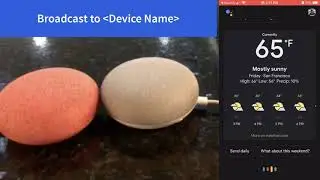 Google Home Broadcast to One Device