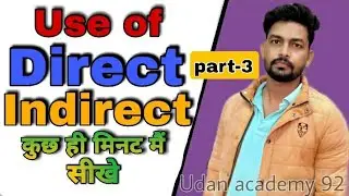 Direct and indirect part 3