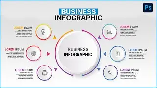 Infographic Design in Adobe Photoshop cc
