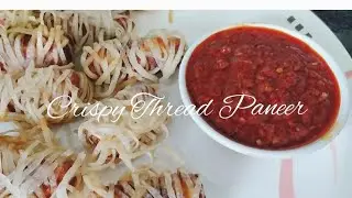 Crispy Thread Paneer /Super tasty / Chinese Paneer Starter / Noodles threaded Paneer / amazing Snack