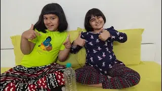 Bottle flip challenge with Nivu and Kavya! Fun 7 rounds Challenge! Hindi