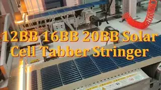 10BB 12BB 16BB 20BB Topcon Solar Cell Welding Machine Tabber Stringer 0.35mm ribbon