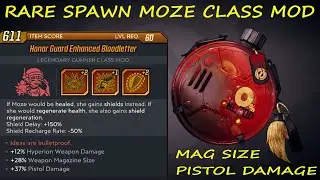 BL3 - Honor Guard Bloodletter - Gunner/Moze Class Mod
