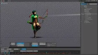 Madame Archer. Spine animation.