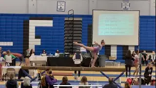 Milana Sliusar NorCal State Championships level 10 beam 2022 🥇