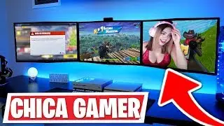 Le Hago STREAM SNIPING a CHICA GAMER y Hace Esto...😱 -Fortnite