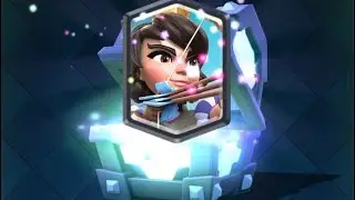 Opening a mega Lightning chest in clash Royale.