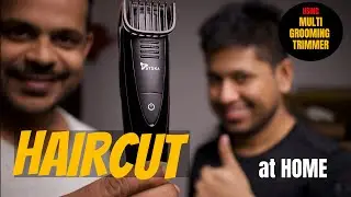 How To cut Men 's Hair using Trimmer : SYSKA HT4000K Review