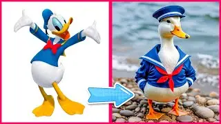 🐭Mickey Mouse Clubhouse Characters In Real Life + Guess The Emoji | Donald Duck, Mickey Mouse