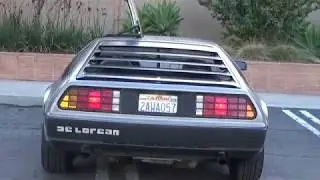 DeLorean LED Taillights vs. Stock Incandescent Taillights