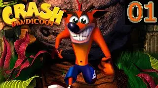 Crash Bandicoot (PS1) Прохождение #1 Boss Papu Papu