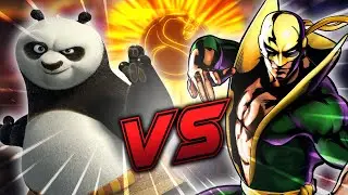 Po VS Iron Fist FIGHT ANIMATION! Kung-Fu Panda VS Marvel Superhero | DEATH BATTLE!