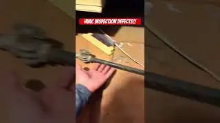 HVAC inspection defects found! #homeinspector #hvac