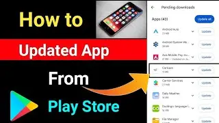 How To Updated App From Playstore | Play Store Se App Update Kaise Kare | learn with Subho