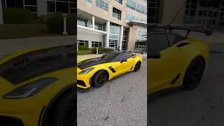 Yellow Corvette 🔥🏁😩