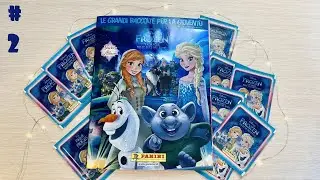 PANINI Альбом Холодное сердце. Магия северного сияния 2016 год. Обзор и распаковка 10 пакетиков! #2