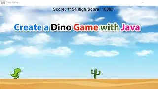 Create a Dino Game with Java | ASMR Coding Tutorial