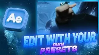 Edit Efficiently with Your OWN PRESETS in After Effects 2025