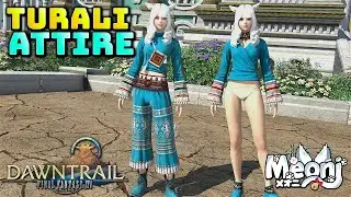 FFXIV: Turali Attire - New Outfit - Full Dyes / Previews
