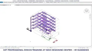 Revit MEPF Model | Nemi Designing Center's Student Work | BIM Model