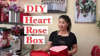 DIY Valentine Heart Soap Rose Box 2022
