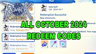 OCTOBER 2024 COMPLETE GLOBAL REDEEM CODE • RAGNAROK ORIGIN