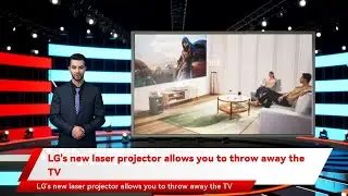 LG's new laser projector allows you to throw away the TV