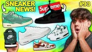 SUPREME X JORDAN 1 😍 + NIGEL JORDAN 4 🚲 | Alle Sneaker Releases + Leaks | Sneaker News #93