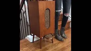 кормушка для кошек своими руками, кормушка для кошек автоматическая, bit.ly/dverirossii 