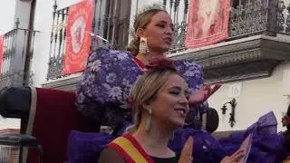 OFRENDA DE FLORES-FIESTAS DE MAYO 2022-HDAD SOLEDAD HUEVAR 1 MAYO 2022
