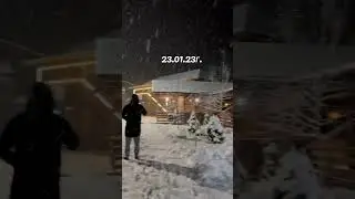 Снег в горох 