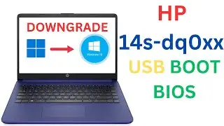 How To Downgrade  Hp Notebook 14s-dq0xxx From Windows 11 To 10