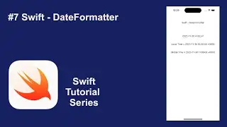 DateFormatter  | Swift Programming Tutorial | Absolute Beginner
