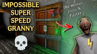 Granny v1.9 – SUPER SPEED Granny in IMPOSSIBLE Mode! | Day 1 Escape – No Death Challenge! 💀⚡