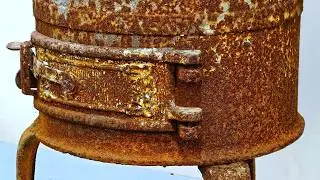 Can a 3-in-1 Laser Save This Rusted Stove? | Full Restoration