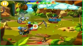 Angry Birds Epic: Gameplay Dungron: Volcano Island (iOS, Android)