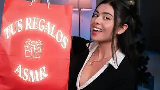 Compañera de Trabajo Te ama y te da tus regalos navideños 🥰 | ASMR