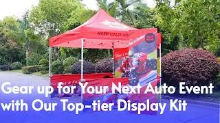 Gear up for Your Next Auto Event with Our Top-tier Display Kit