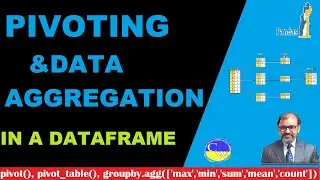 PYTHON PANDAS | DATA FRAMES part 9 | PIVOTING AND AGGREGATION  INFORMATICS PRACTICES | CLASS 12