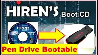 How to Create Hiren Boot CD to Pen drive Bootable || Window Password Break Tools || Intro all tools