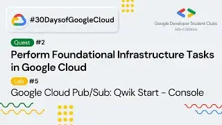Google Cloud Pub/Sub: Qwik Start - Console